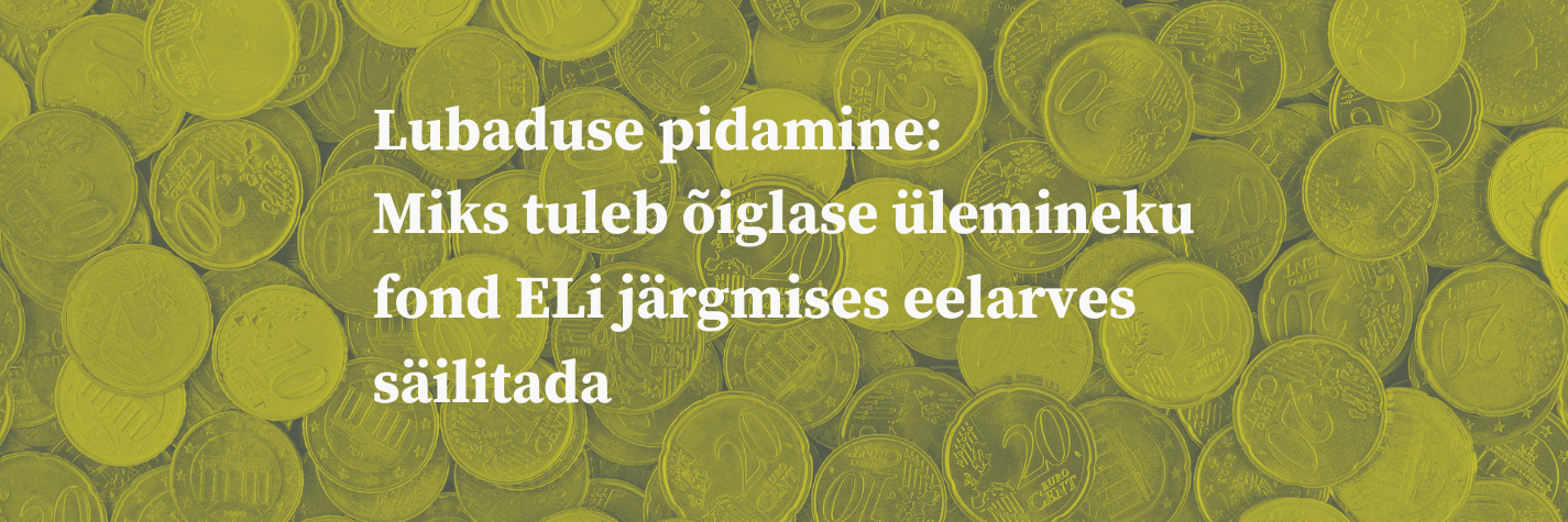 Ajal, mil uus Euroopa Komisjon ja Euroopa Parlament alustavad oma ametiaega, on 42 kodanikuühiskonna organisatsiooni kogu Euroopast esitanud avalduse, milles ku