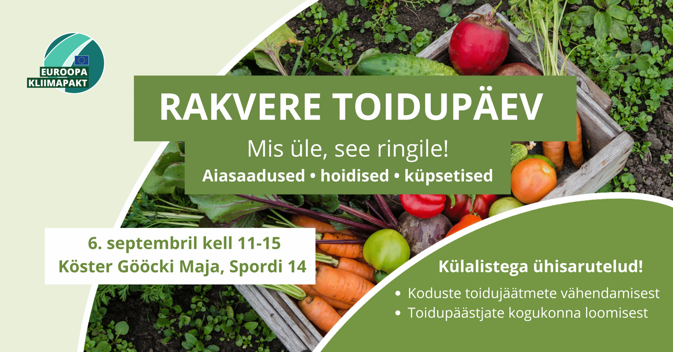 Kas sinu peenramaal kasvas tänavu rohkem suvikõrvitsaid, tomateid või õunu, kui jõuad ise ära kasutada? Või on sahvris mõni purk moosi, marineeritud seeni või k